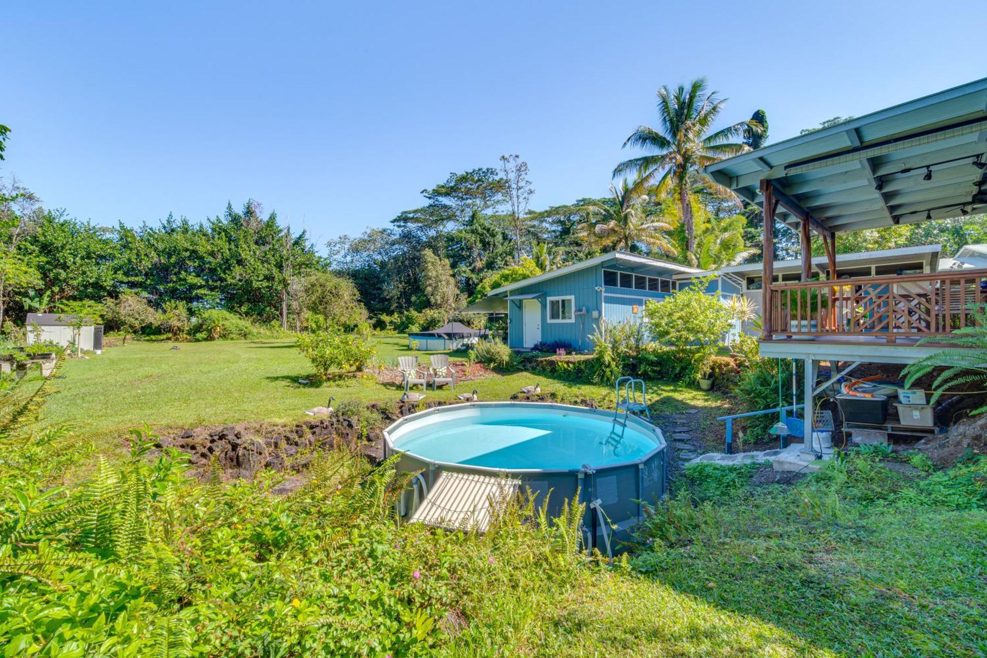 Keaau Apartment On Beautiful Acre With Pool And Deck! エクステリア 写真