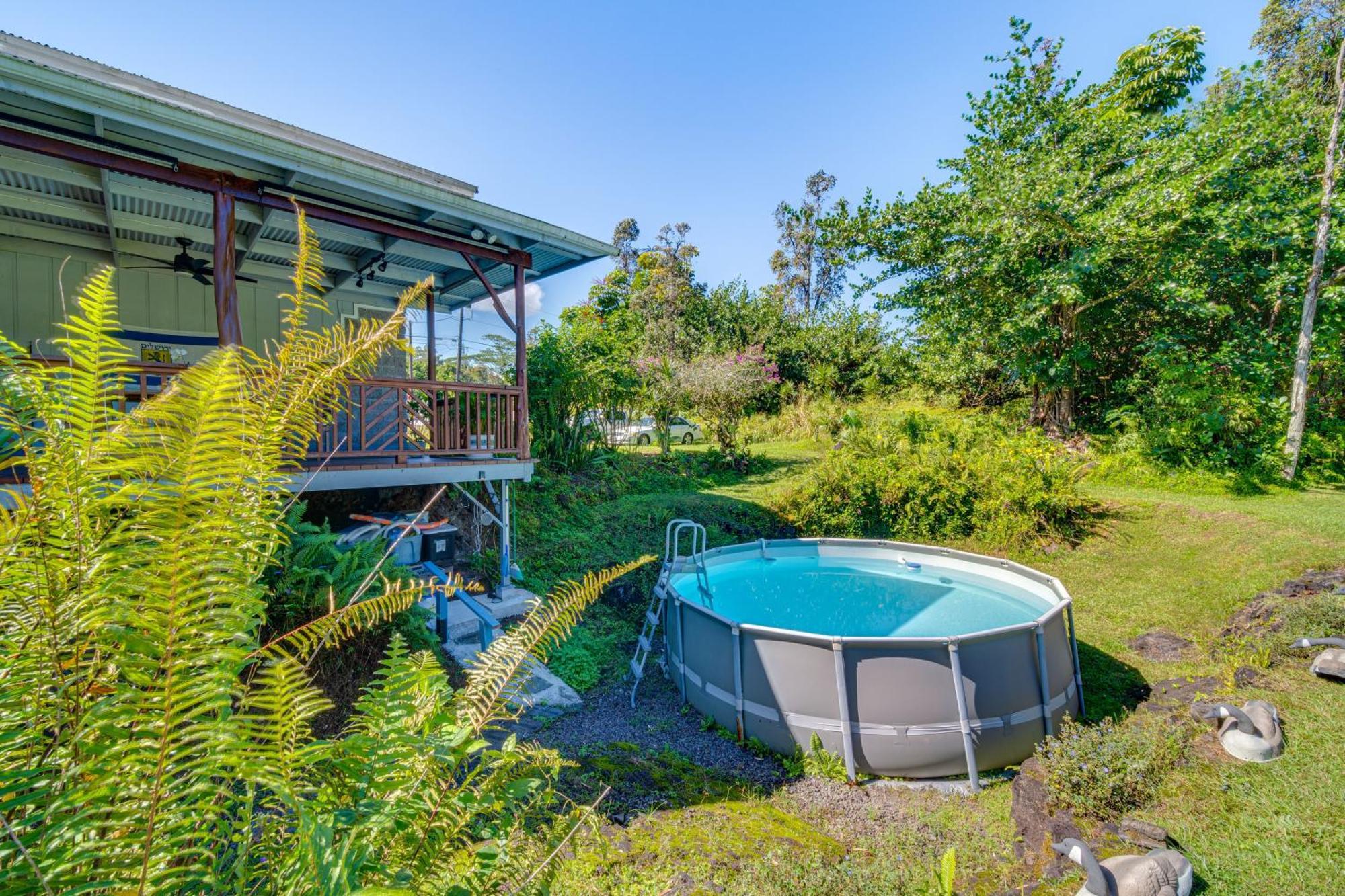 Keaau Apartment On Beautiful Acre With Pool And Deck! エクステリア 写真